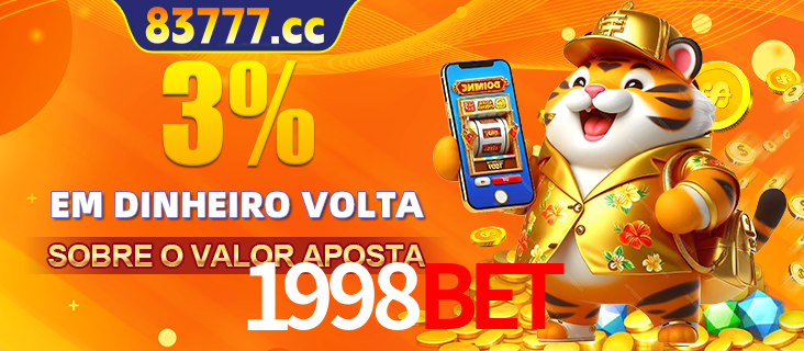 Promoção para baixar e instalar o aplicativo do cassino 1998BET. O banner oferece uma recompensa de R1aR1aR8, com a imagem de uma cobra sobre moedas de ouro.